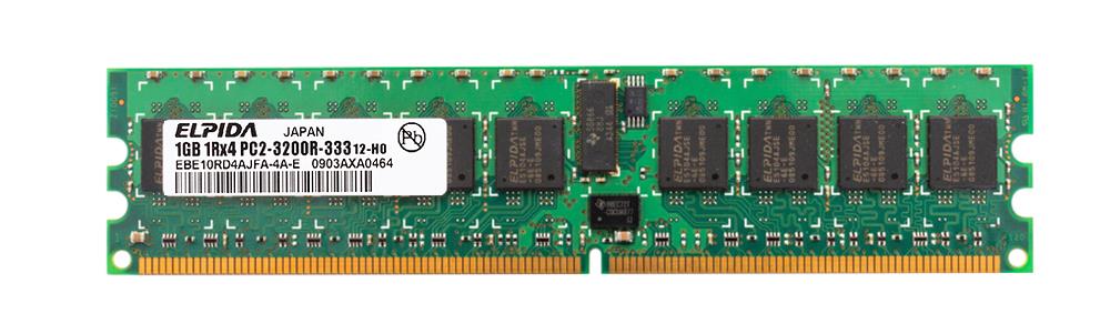 EBE10RD4AJFA-4A-E Elpida 1GB PC2-3200 DDR2-400MHz ECC Registered CL3 240-Pin DIMM Single Rank Memory Module