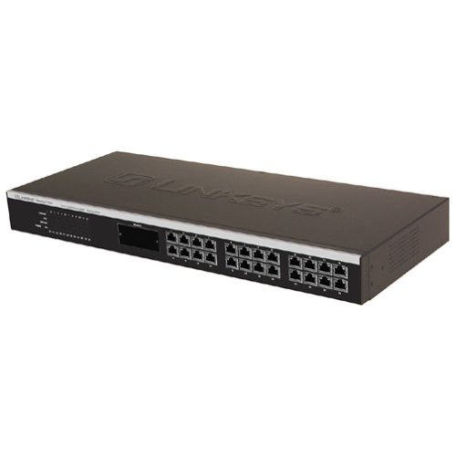 EF3124 Linksys EtherFast 3124 24-Ports 10/100Mbps RJ-45 Ethernet Switch with 1x Fiber Expansion Port (Refurbished)