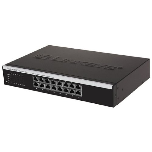 EF4116 Linksys EtherFast 4116 16-Ports 10/100Mbps RJ-45 Ethernet Switch (Refurbished)