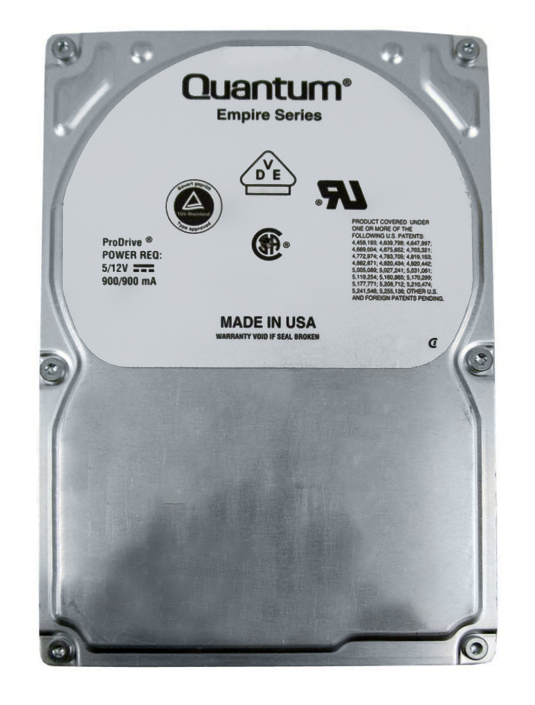 EM10S013-02-K Quantum Empire 1.08GB 5400RPM Ultra SCSI 50-Pin 512KB Cache 3.5-inch Internal Hard Drive