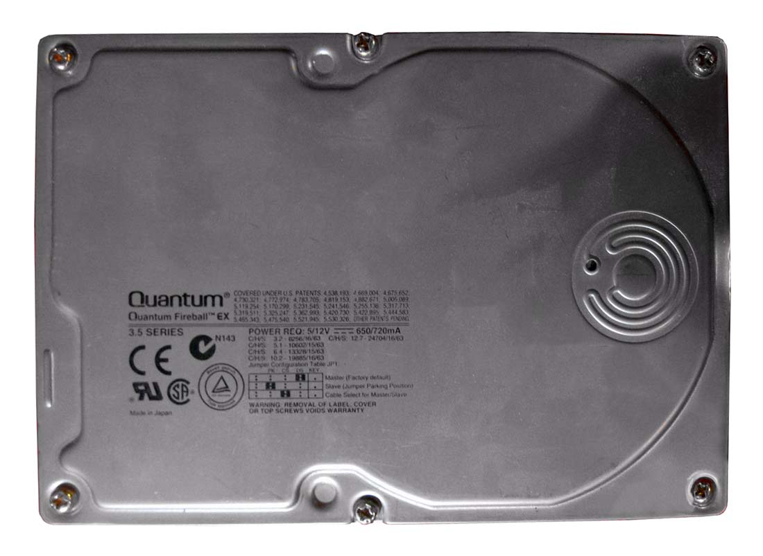 EX01A721 Quantum Fireball EX 10.2GB 5400RPM ATA-33 512KB Cache 3.5-inch Internal Hard Drive