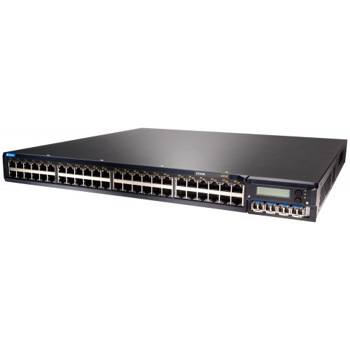 EX4200-48P Juniper EX4200 48-Ports 10/100/1000Base-T Rack-mountable PoE Switch with 930-Watts AC Power Supply (Refurbished)