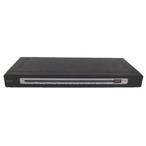 F1DA108T Belkin OmniView PRO2 KVM Switch 8 x 1 8 x mini-DIN (PS/2) Keyboard 8 x mini-DIN (PS/2) Mouse 8 x HD-15 Video 8 x USB Rack-mountable (Refurbished)