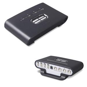 F1U400 Belkin USB Switch 4 x 4-pin Type A USB, 4 x 4-pin Type B USB External