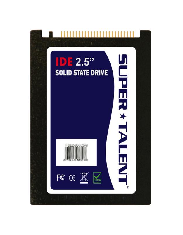 FHD28GC25I Super Talent DuraDrive ET Series 128GB SLC ATA/IDE (PATA) 2.5-inch Internal Solid State Drive (SSD) (Industrial)