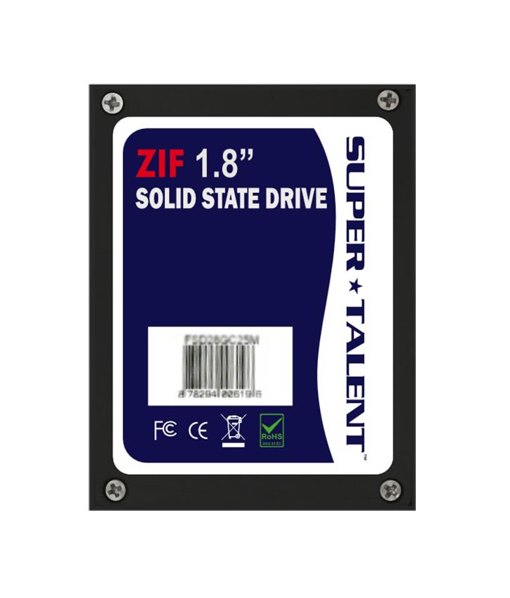 FHD8GC18Z Super Talent DuraDrive ZT Series 8GB SLC ATA/IDE (PATA ZIF) 1.8-inch Internal Solid State Drive (SSD)