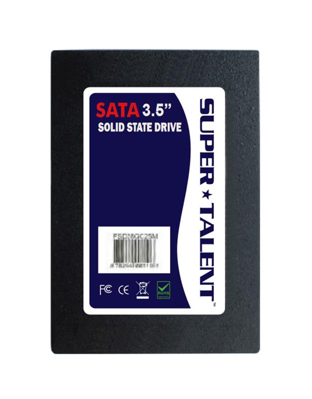 FSD64GC35I Super Talent DuraDrive AT Series 64GB SLC SATA 1.5Gbps 3.5-inch Internal Solid State Drive (SSD) (Industrial)