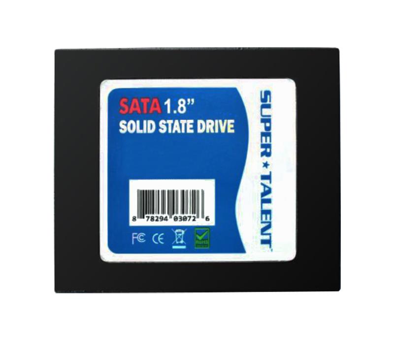 FTM064MU1N Super Talent DuraDrive AX1 Series 64GB MLC SATA 6Gbps 1.8-inch Internal Solid State Drive (SSD) (Industrial)