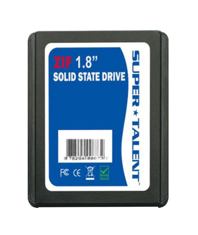FZM64GF18H Super Talent DuraDrive ZT3 Series 64GB MLC ATA/IDE (PATA ZIF) 1.8-inch Internal Solid State Drive (SSD)