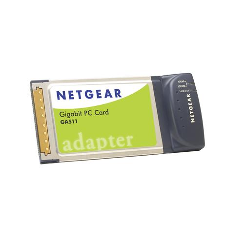 GA511NA NetGear 10/100/1000Mbps Gigabit Ethernet CardBus Adapter