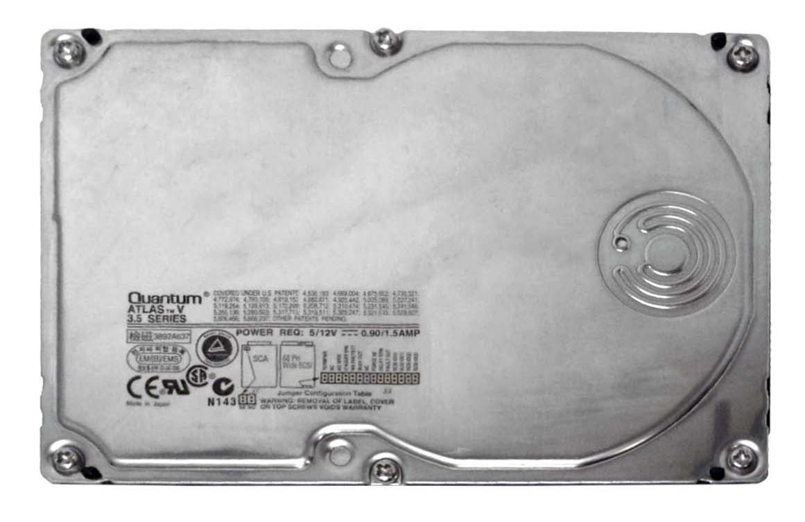 GTLA:XC09J011-02-C Quantum Atlas V 9.1GB 7200RPM Ultra-160 SCSI 80-Pin 4MB Cache 3.5-inch Internal Hard Drive