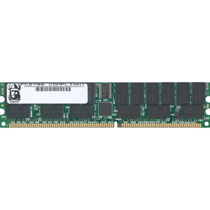 H25672RDDR/KIT Viking 2GB Kit (2 X 1GB) PC2100 DDR-266MHz Registered ECC CL2.5 184-Pin DIMM 2.5V Dual Rank Memory