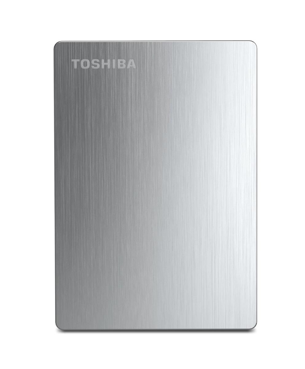 HDTD105XS3D1 Toshiba Canvio Slim 500GB 5400RPM USB 3.0 8MB Cache 2.5-inch External Hard Drive (Silver) (Refurbished)