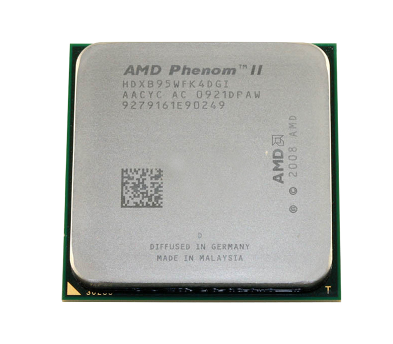 HDXB95WFK4DGI AMD Phenom II X4 B95 Quad-Core 3.00GHz 4.00GT/s 6MB L3 Cache Socket AM2+ Processor
