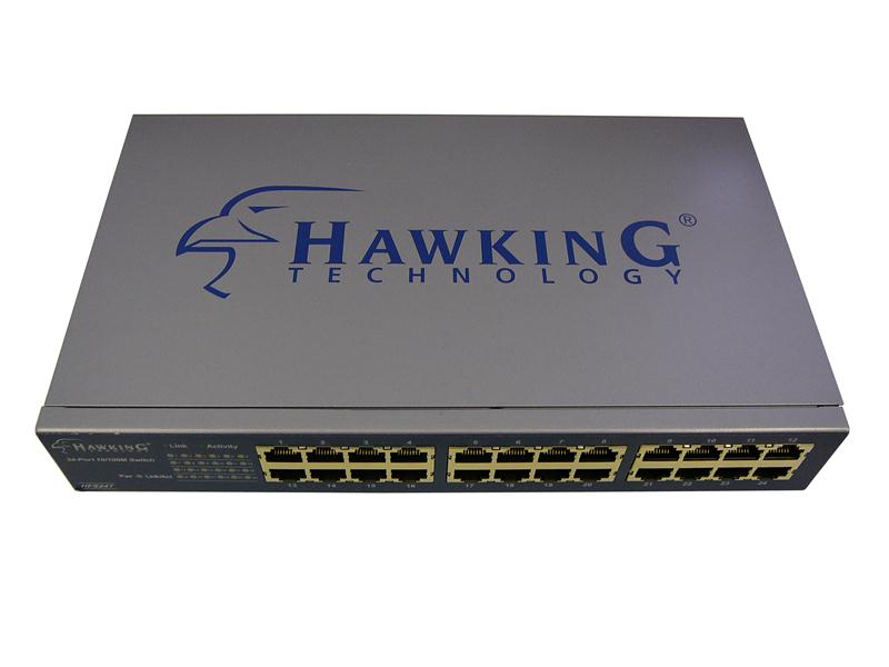 HFS24T Hawking H-FS24T Ethernet Switch 24 x 10/100Base-TX LAN (Refurbished)