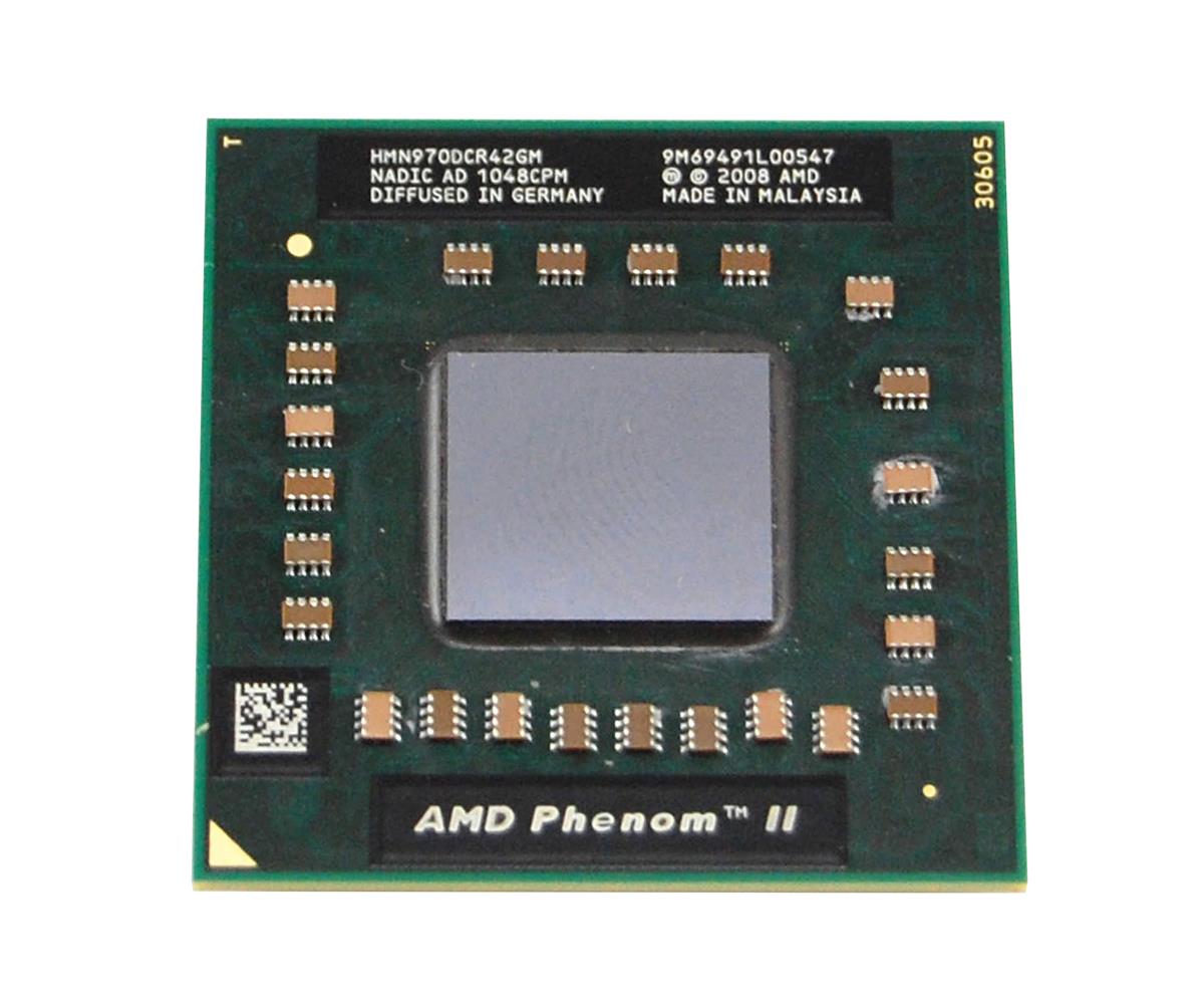 HMN970DCR42GM AMD Phenom II Quad-Core N970 2.20GHz 3.60GT/s 4x512KB Socket S1 Mobile Processor