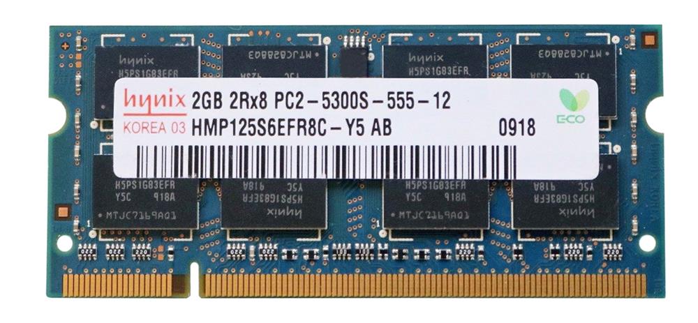 Modulo RAM Hynix 2GB DDR2 667 MHz SO-DIMM Per Laptop – PC2-5300 CL5