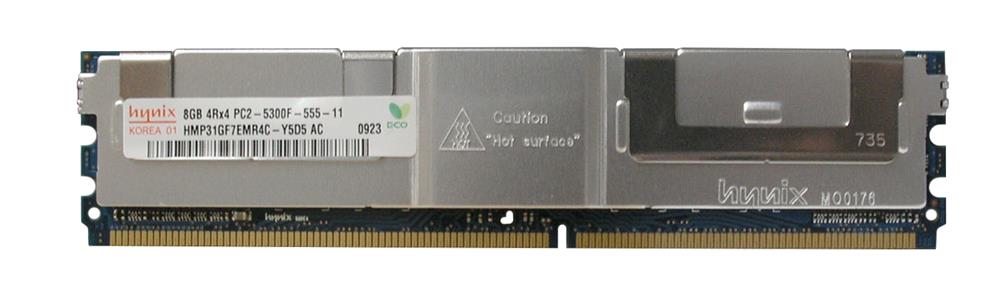 HMP31GF7EMR4C-Y5 Hynix 8GB PC2-5300 DDR2-667MHz ECC Fully Buffered CL5 240-Pin DIMM Quad Rank Memory Module