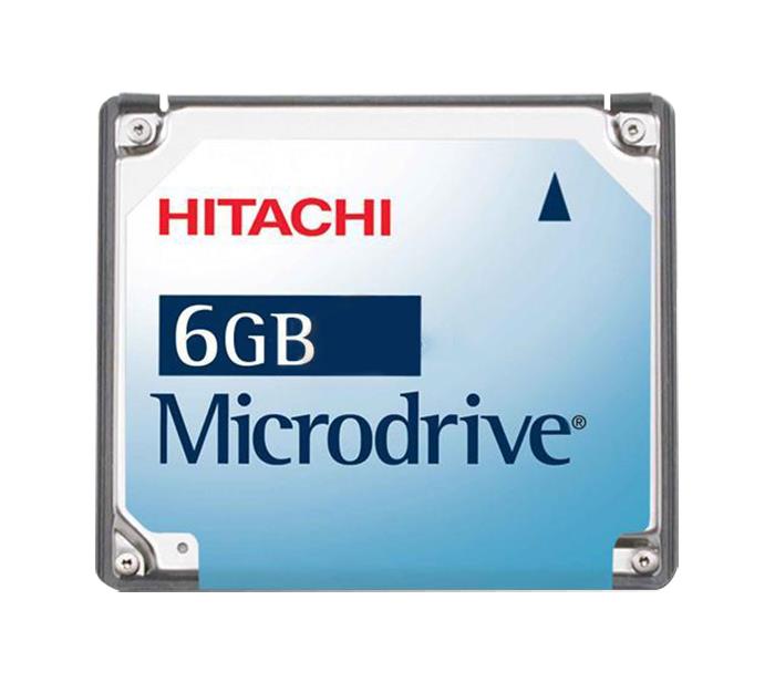 HMS361006M5CE00 Hitachi Microdrive 3K8 6GB 3600RPM ATA-33 (ZIF) 128KB Cache 1.8-inch Internal Hard Drive