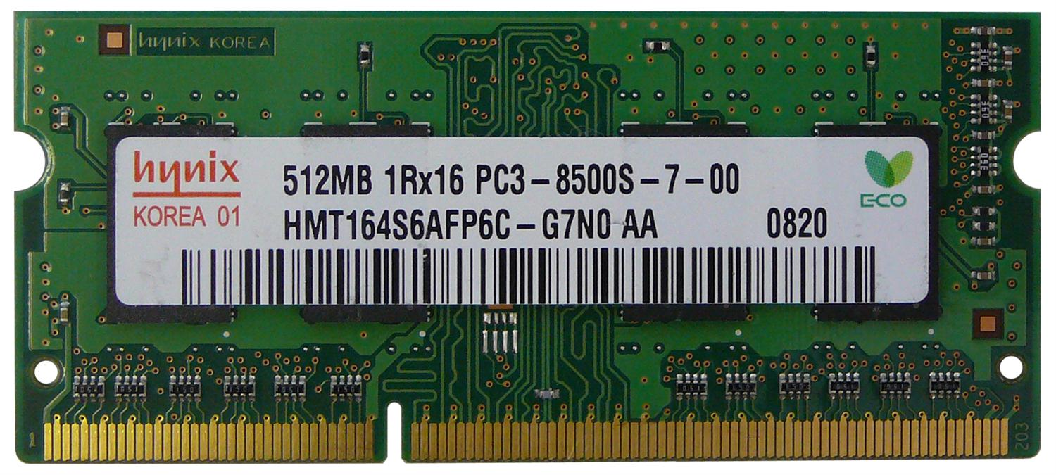 M4L-PC31066ND3S167S-512M M4L Certified 512MB 1066MHz DDR3 PC3-8500 Non-ECC CL7 204-Pin Single Rank x16 SoDimm