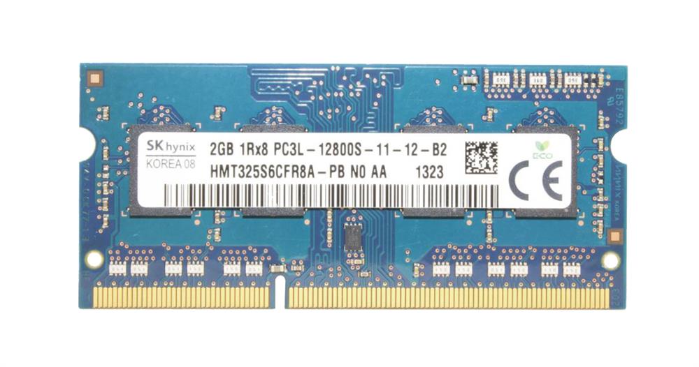 HMT325S6CFR8A-PB Hynix 2GB PC3-12800 DDR3-1600MHz non-ECC Unbuffered CL11 204-Pin SoDimm 1.35V Low Voltage Single Rank Memory Module
