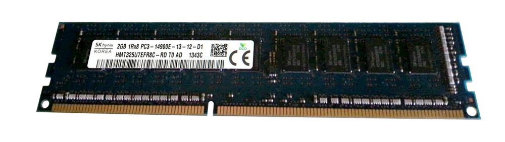 HMT325U7EFR8C-RDT0 Hynix 2GB PC3-14900 DDR3-1866MHz ECC Unbuffered CL13 240-Pin DIMM Single Rank Memory Module