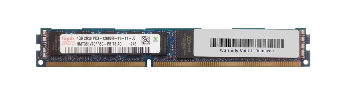 HMT351V7CFR8C-PB Hynix 4GB PC3-12800 DDR3-1600MHz ECC Registered CL11 240-Pin DIMM Very Low Profile (VLP) Dual Rank Memory Module
