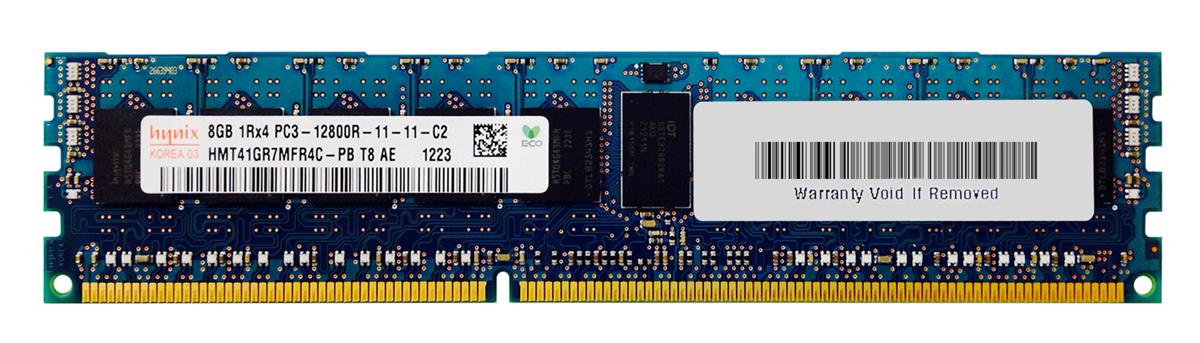 HMT41GR7MFR4C-PB Hynix 8GB PC3-12800 DDR3-1600MHz ECC Registered CL11 240-Pin DIMM Single Rank Memory Module