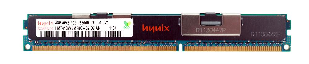 HMT41GV7BMR8C-G7 Hynix 8GB PC3-8500 DDR3-1066MHz ECC Registered CL7 240-Pin DIMM Very Low Profile (VLP) Quad Rank Memory Module