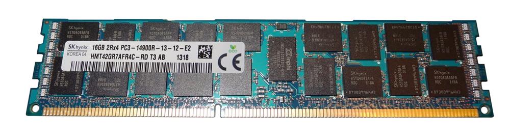 HMT42GR7AFR4C-RDT3 Hynix 16GB PC3-14900 DDR3-1866MHz ECC Registered CL13 240-Pin DIMM Dual Rank Memory Module