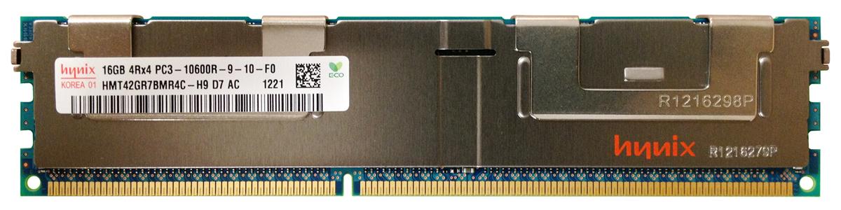 HMT42GR7BMR4C-H9 Hynix 16GB PC3-10600 DDR3-1333MHz ECC Registered CL9 240-Pin DIMM Quad Rank Memory Module