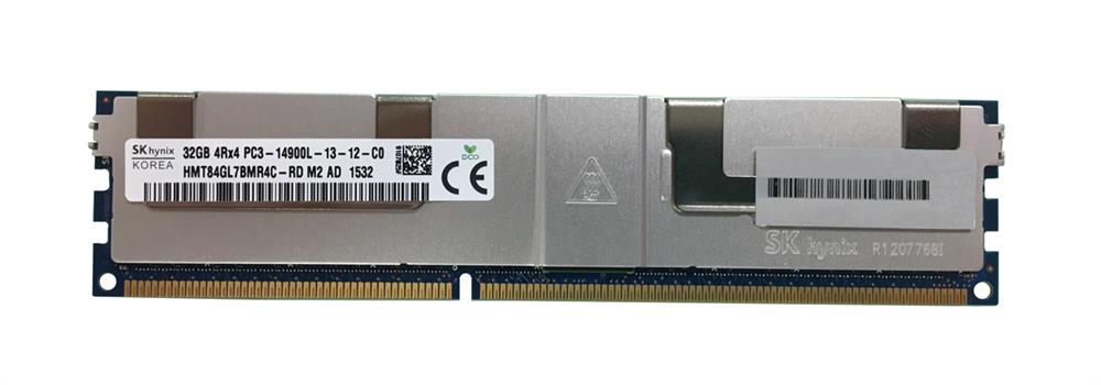 HMT84GL7BMR4C-RD Hynix 32GB PC3-14900 DDR3-1866MHz ECC Registered CL13 240-Pin Load Reduced DIMM Quad Rank Memory Module