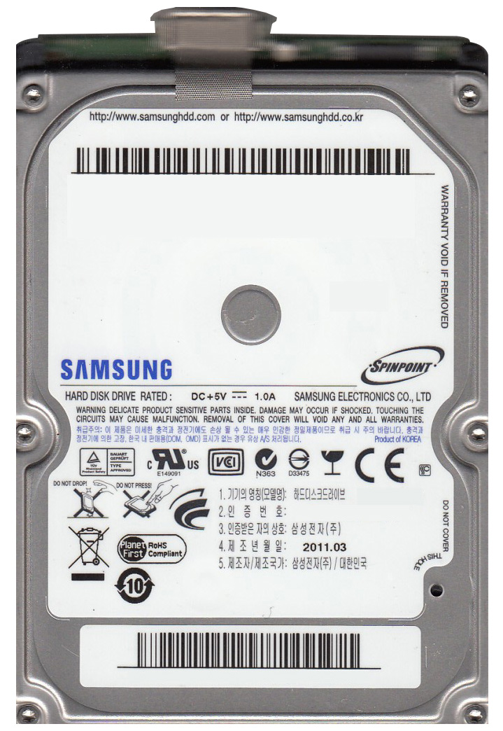 HN-M640XBB Samsung Spinpoint M8U 640GB 5400RPM USB 2.0 8MB Cache 2.5-inch Internal Hard Drive