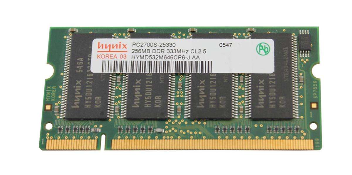 HYMD532M646CP6-J-AA Hynix 256MB SoDimm PC2700 Memory