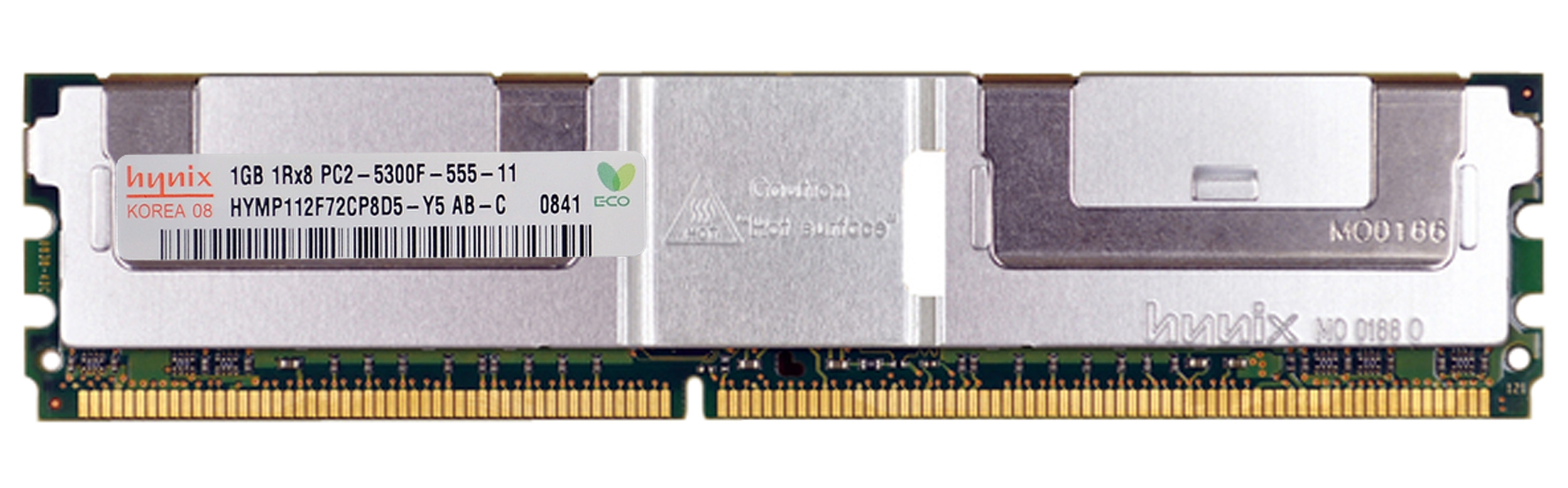 HYMP112F72CP8D5-Y5 AB-C Hynix 1GB PC2-5300 DDR2-667MHz ECC Fully Buffered CL5 240-Pin DIMM Single Rank Memory Module