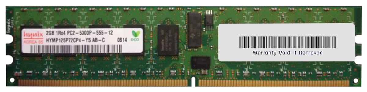 HYMP125P72CP4-Y5-AB-C Hynix 2GB PC2-5300 DDR2-667MHz ECC Registered CL5 240-Pin DIMM Single Rank Memory Module
