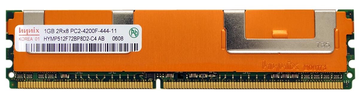 HYMP512F72BP8D2-C4 Hynix 1GB PC2-4200 DDR2-533MHz ECC Fully Buffered CL4 240-Pin DIMM Dual Rank Memory Module