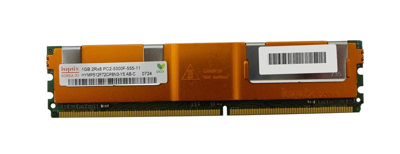 HYMP512F72CP8N3-Y5-AB-C Hynix 1GB PC2-5300 DDR2-667MHz ECC Fully Buffered CL5 240-Pin DIMM Dual Rank Memory Module