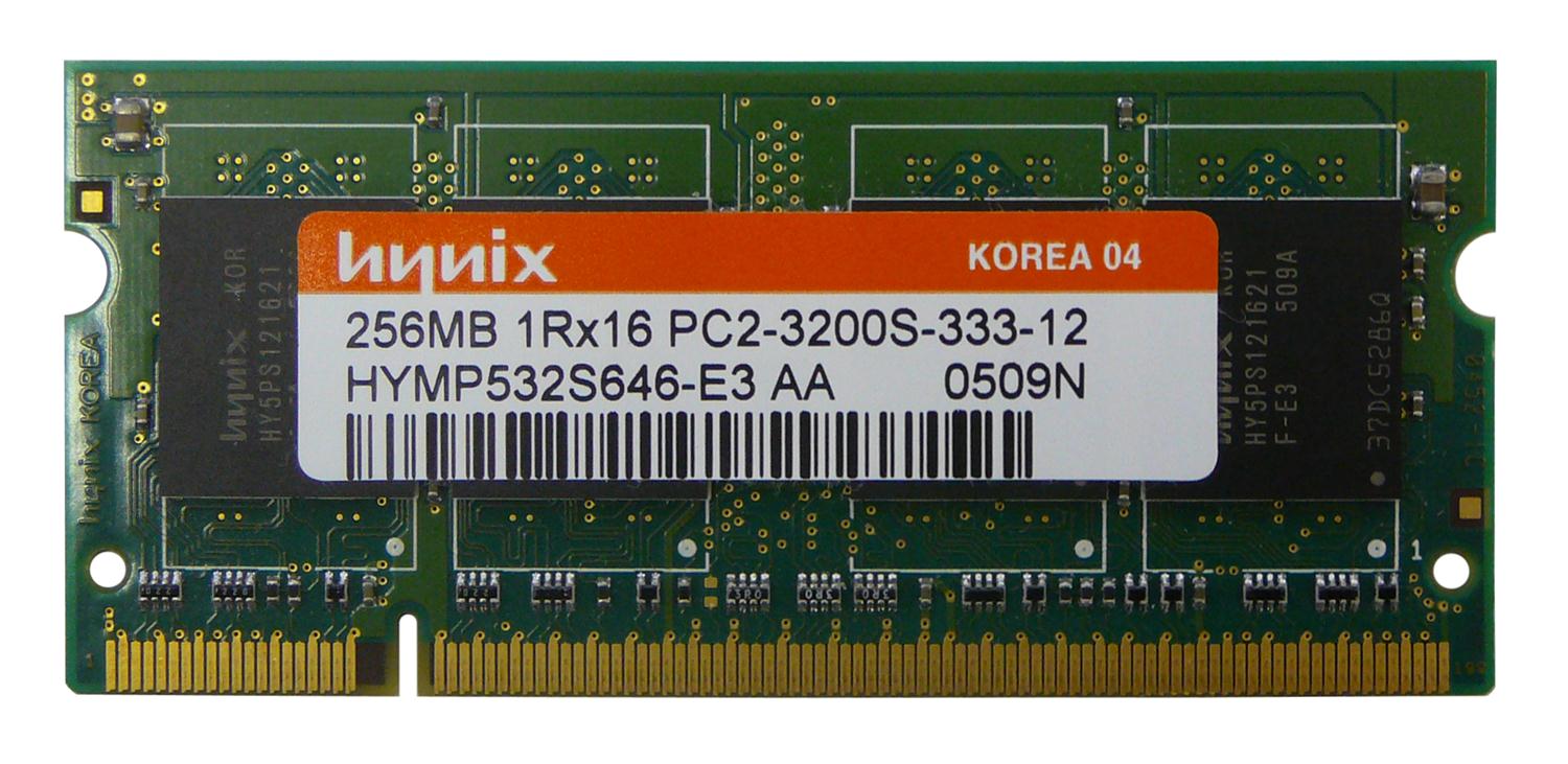 AAR400D2S3/256 Memory Upgrades 256MB PC2-3200 DDR2-400MHz non-ECC Unbuffered CL3 200-Pin SoDimm Memory Module