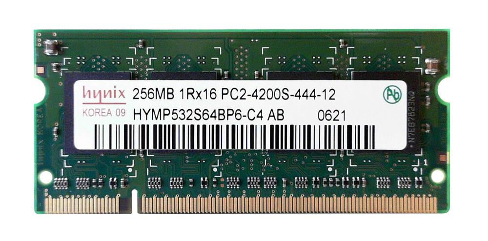 HYMP532S64BP6-C4 Hynix 256MB PC2-4200 DDR2-533MHz non-ECC Unbuffered CL4 200-Pin SoDimm Memory Module