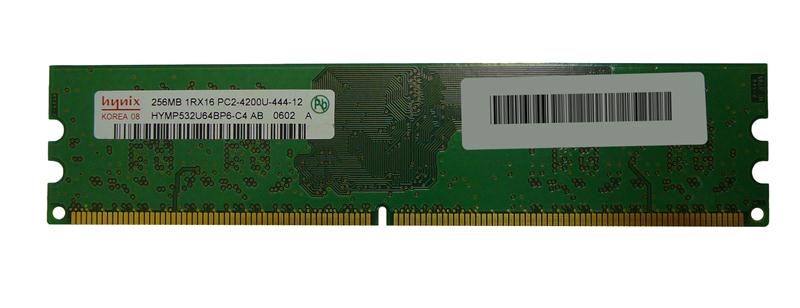 HYMP532U64BP6-C4 Hynix 256MB PC2-4200 DDR2-533MHz non-ECC Unbuffered CL4 240-Pin DIMM Memory Module