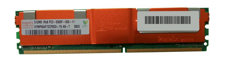 HYMP564F72CP8D3-Y5 AB-T Hynix 512MB PC2-5300 DDR2-667MHz ECC Fully Buffered CL5 240-Pin DIMM Single Rank Memory Module