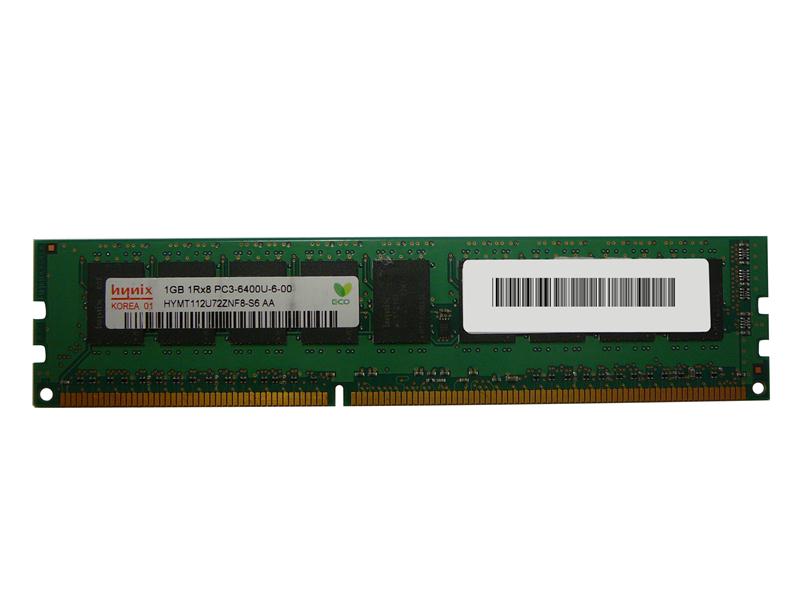 HYMT112U72ZNF8-S6 Hynix 1GB PC3-6400 DDR3-800MHz ECC Unbuffered CL6 240-Pin DIMM Single Rank Memory Module