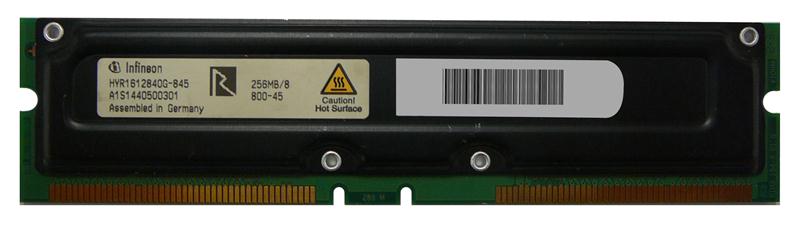 AO18C3272-800 Memory Upgrades 256MB 800MHz PC800 ECC Rambus 184-pin RIMM RDRAM 2.5V 45ns