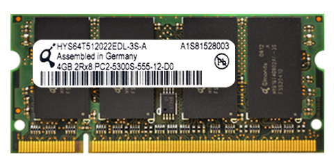 M4L-PC2667D2S5-4G M4L Certified 4GB 667MHz DDR2 PC2-5300 Non-ECC CL5 200-Pin Single Rank x8 SoDimm