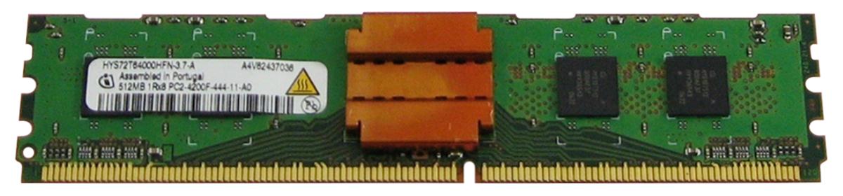 HYS72T64000HFN-3.7-A Infineon 512MB PC2-4200 DDR2-533MHz ECC Fully Buffered CL4 240-Pin DIMM Single Rank Memory Module