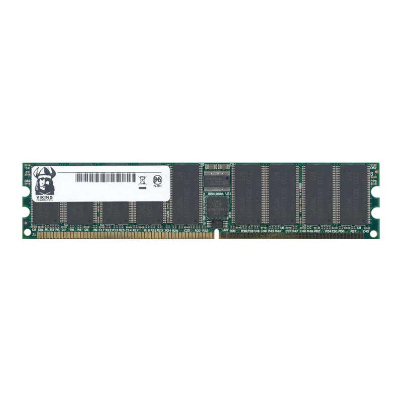 I3233 Viking 1GB Kit (2 X 512MB) PC3200 DDR-400MHz Registered ECC CL3 184-Pin DIMM 2.5V Memory