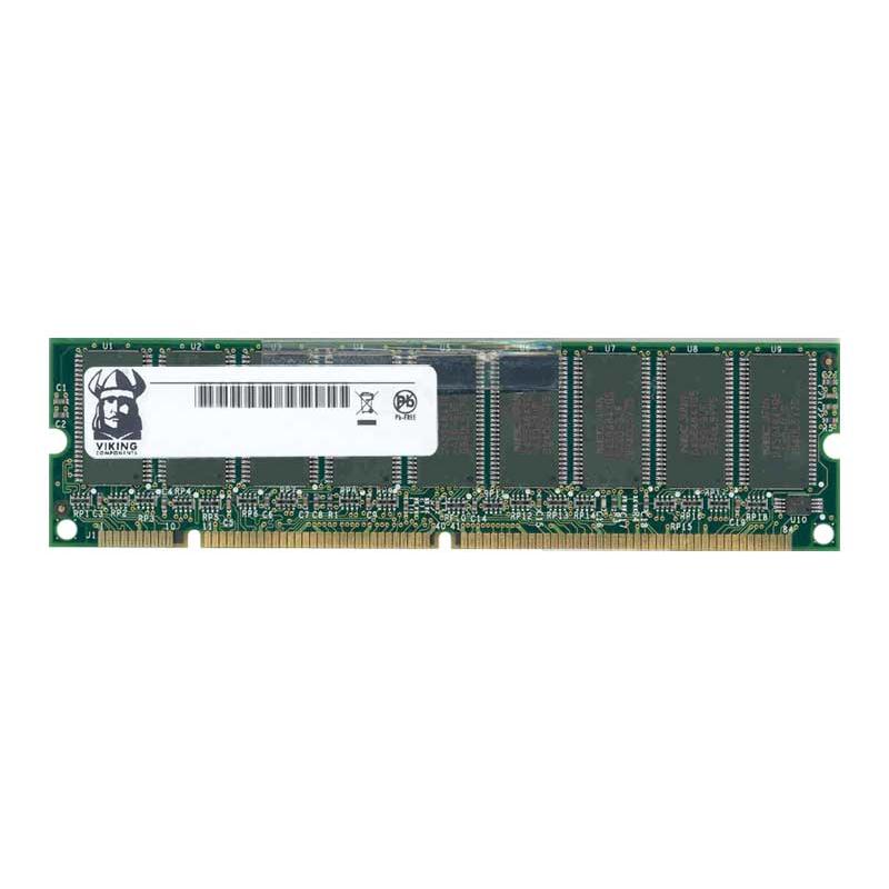 INT864M Viking 64MB PC133 133MHz non-ECC Unbuffered CL3 168-Pin DIMM Memory Module