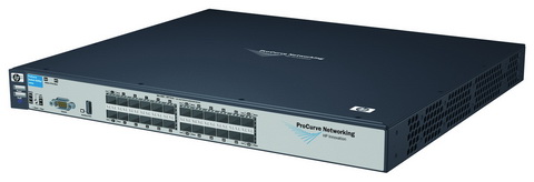 J8992A HP ProCurve E6200yl-24G 24-Ports Layer-3 Managed Stackable (mini GBIC) GigabIt Ethernet Switch (Refurbished)