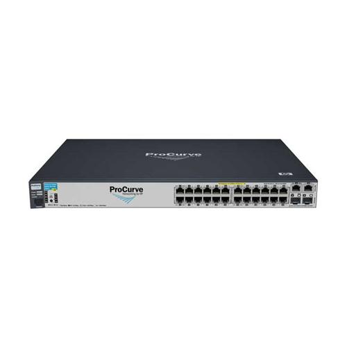 J9086-61001 HP ProCurve 2610-24PWR 24-Ports 10/100Base-TX RJ-45 PoE Auto-sensing Manageable Layer3 Rack-mountable 1U Ethernet Switch with 2x SFP (mini-GBIC) Ports (Refurbished)